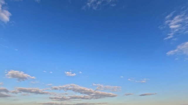beautiful timelapse clip of light clouds - natural bg