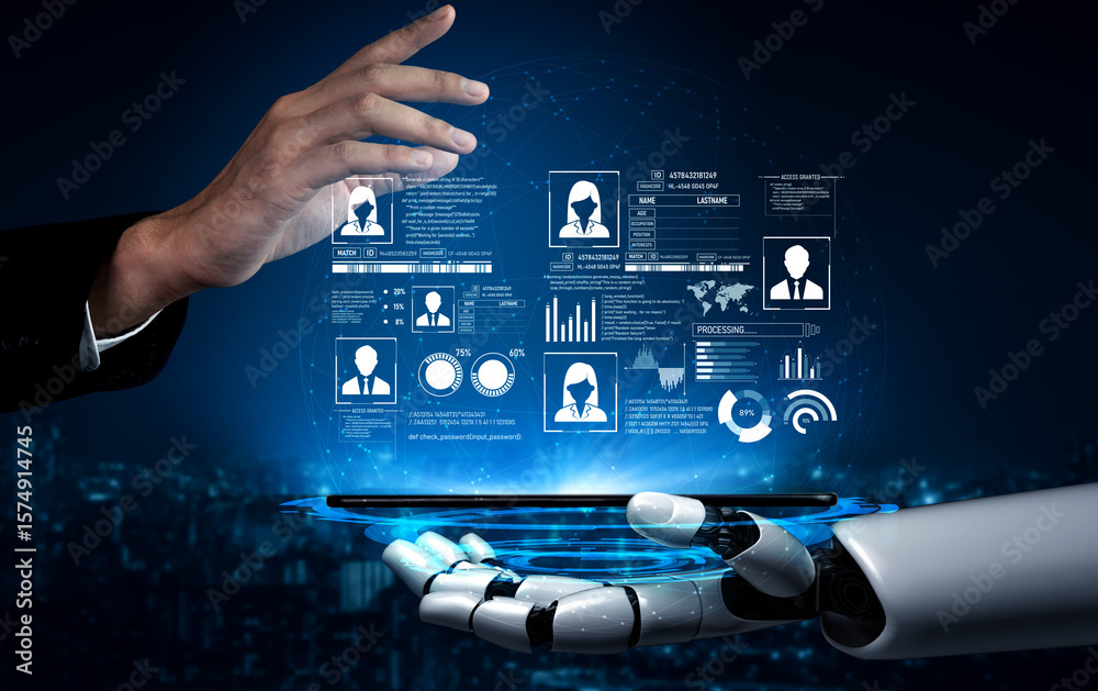 Poster ai safeguards digital identity with smart authentication, secure login systems, and virtual assistan