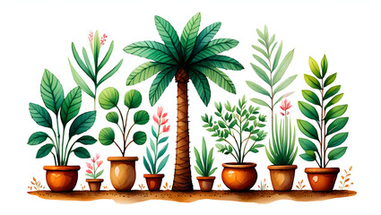 Obraz premium plants in pots