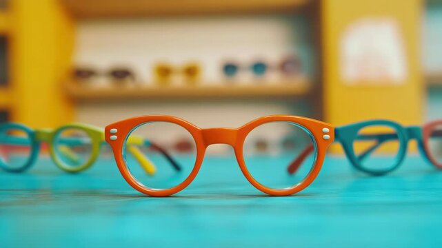A row of glasses sitting on a table, ready for use or display