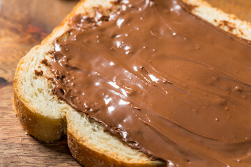 Homemade Sweet Chocolate Hazelnut Toast