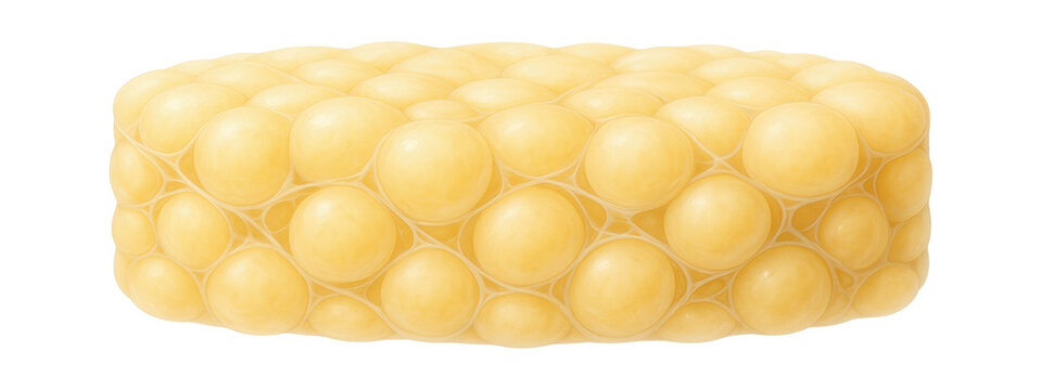 Hypodermis layer with abundant adipose tissue and sparse connective fibers