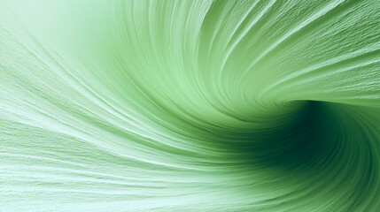 Green abstract swirling vortex