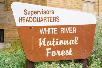 White River National Forest Supervisors Headquarters and office in Glenwood Springs Colorado
