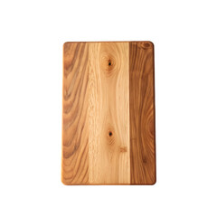 A piece of wood on white background captured for natural texture and material design references