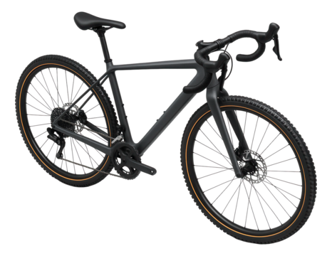 Gravel bike with rear rack mounts and full fender compatibility