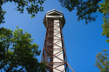 An observation tower in Arkansas. 