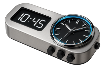 Dispatch clock with synchronized digital and analog displays