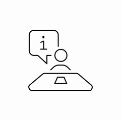 boss information icon sign vector