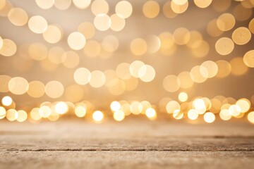 Background of Glowing Garlands — Festive Light Decoration and Holiday Bokeh