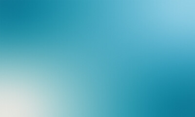 Subtle Turquoise Gradient Background with Light White Corner for Graphic Design new 2025 trendy unique grainy gradient background