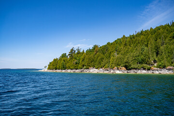 View of Middle Island in Tobermory.