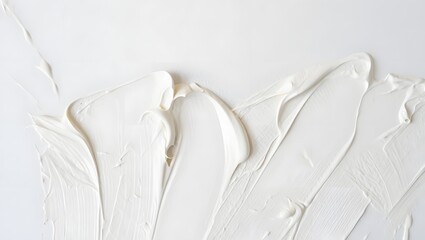 White cream texture background, abstract creamy surface, cosmetic product backdrop art