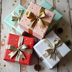 gift, box, ribbon, present, christmas, bow, birthday, celebration, holiday, object, surprise, decoration, package, red, isolated, xmas, valentine, paper, anniversary, gifts, gift box, gold, wedding, e
