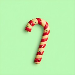 dice, symbol, number, christmas, candy, game, casino, red, sign, gambling, vector, question, gift, color, decoration, letter, holiday, icon, concept, illustration, alphabet, design, celebration, text