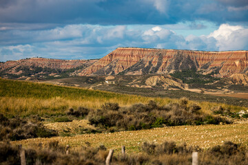 fields and fence spain