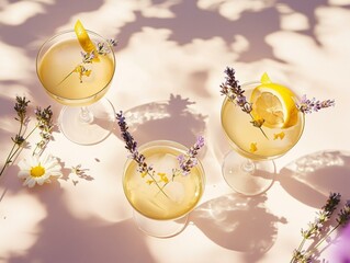 Serene Summer Drinks Photo