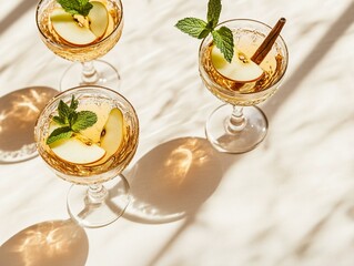 Golden Summer Drinks Photo