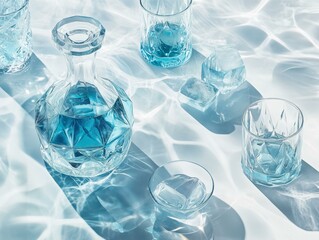 Glass Geometry Abstract Photo