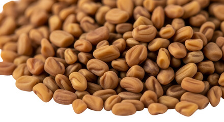 almonds on a white background