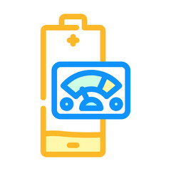 low voltage color icon vector illustration
