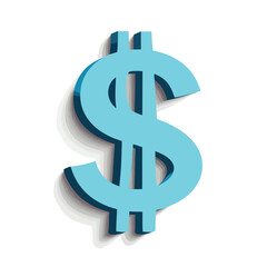 Obraz premium 3d dollar sign