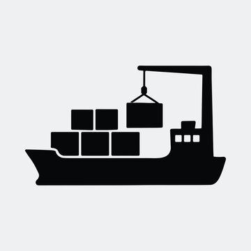 Container Ship clip art preview