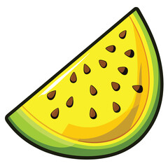 yellow watermelon