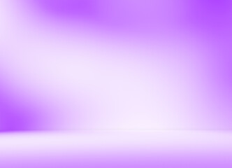 Empty purple studio room for product presentation with shadow of tree leaves on the wall. Interior concrete wall and floor design backdrop for displaying products. Shadow overlay effect.