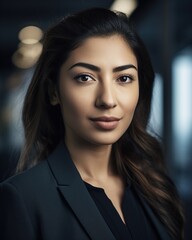 Confident businesswoman portrait.