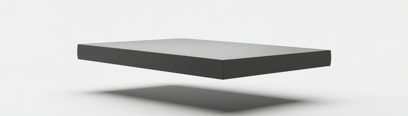 Fototapeta premium Gray Rectangular Box Mockup, Packaging Design, Product Presentation Product Packaging, Mockup Design