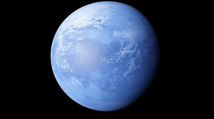 Fototapeta premium Pale Blue Dot A Celestial Orb View, Space Exploration, Planet Astronomy, Exoplanet