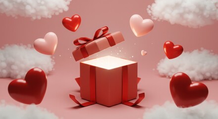 Magical Valentine's Day Gift - Glowing Surprise Box