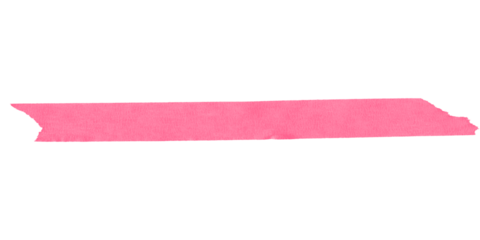A horizontal pink banner with a pointed end and a blurred end on a black background plain banner