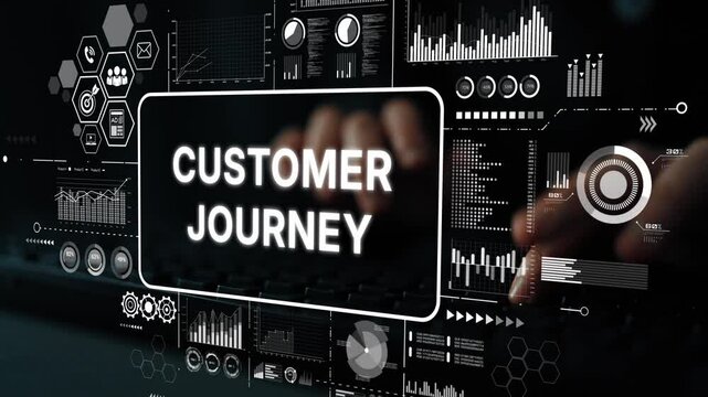 Customer Journey Concept with Data Analytics and Digital Interaction Visualization for Business Strategy Development. Asymptotic smart data analytic.