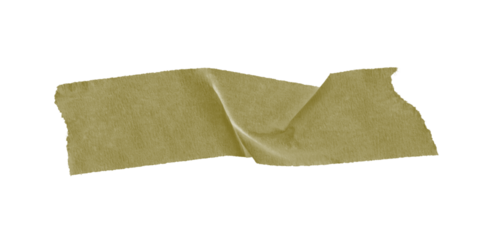 A solid olive green shape against a black background in a simple abstract composition