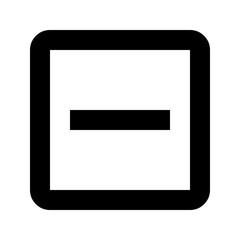 Indeterminate checkbox state icon