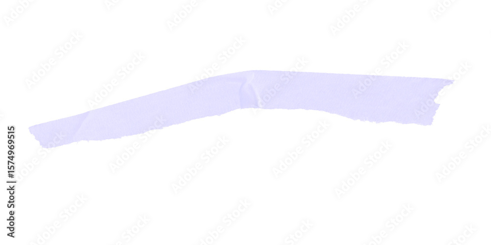 Fototapete a light purple brush stroke with pixelated edges isolated against a black background in horizontal v