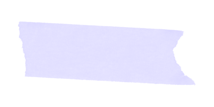 A light purple rectangular shape with jagged edges isolated on a black background in a simple design