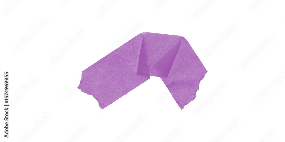 Fototapete a purple polygon shape with jagged edges set against a stark black background in a simple compositio