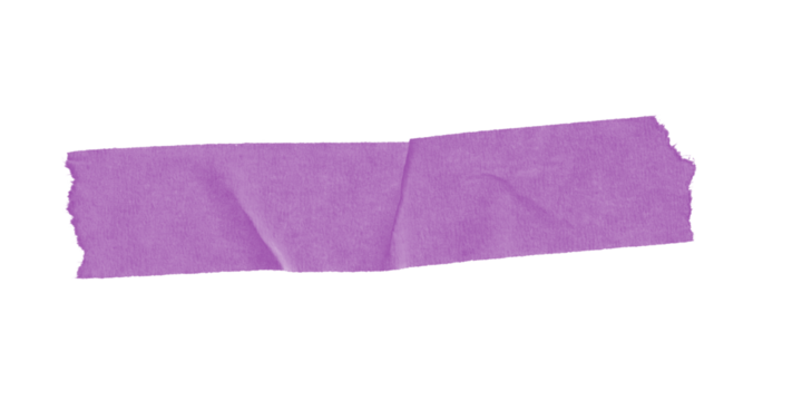A horizontal purple block shape with jagged edges isolated on a black background in a simple illustration