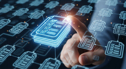 Blockchain technology for secure document management and digital transformation solutions online now today