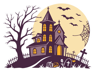  Halloween Vector Scenes