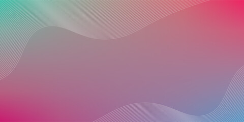 abstract wave technology background with wavy gradient lines. copy space