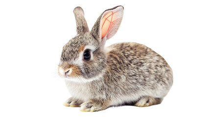 rabbit isolated on white background , transparent png