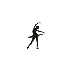 Ballerina Dancing Silhouette