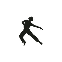 Ballerina Dancing Silhouette