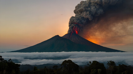 volcano Acatenango Sunrise
