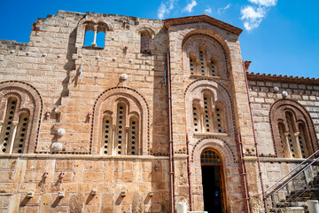 Fototapeta premium Holy Monastery of Daphni Byzantine Stone Architecture
