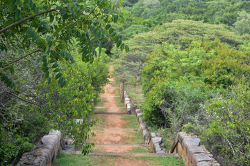 Ruins of Girihandu Seya, Thiriyai, Trincomalee, Sri Lanka.